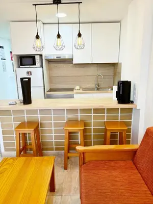 Una cocina o zona de cocina en Seaview Friendly Holiday Home 2