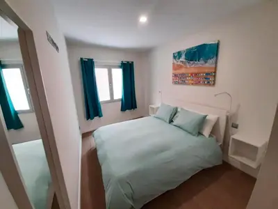 Cama o camas de una habitación en Malibú Canteras nº 1 - Planta Baja - Ground Floor