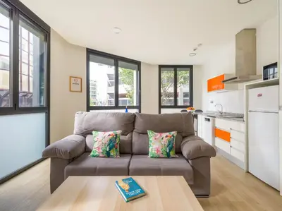 Una cocina o zona de cocina en VIVENTE - Viviendas Vacacionales