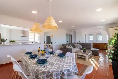 Zona de estar de Villa Veneguera + Seaview + Pool + Garden