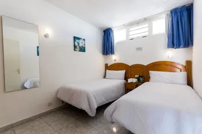 Cama o camas de una habitación en Seaview Friendly Holiday Home 6