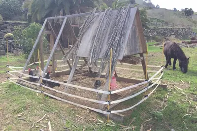 Plano de Casita Bioclimatica en el campo