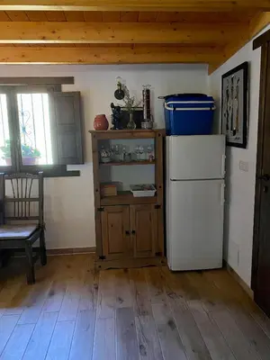 Una cocina o zona de cocina en Las Palmeras