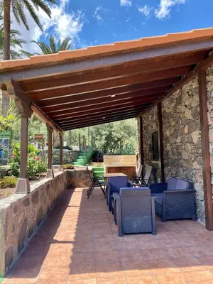 Zona de estar de Las Palmeras