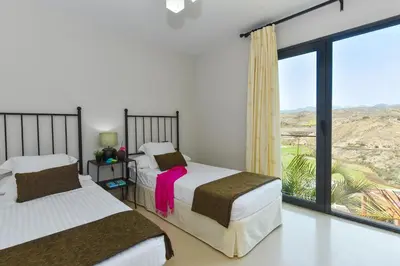 Cama o camas de una habitación en GreenSide 40 by VillaGranCanaria