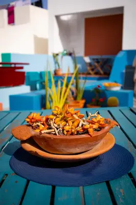 Comida en o cerca de este hostal o pensión