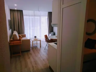 Cama o camas de una habitación en VV Canteras Palm Beach 