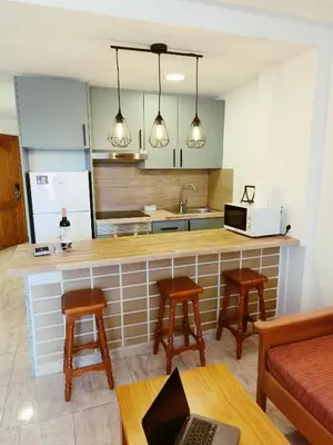 Una cocina o zona de cocina en Seaview Friendly Holiday Home 9