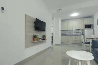 Una cocina o zona de cocina en Puerto Mogan Apartment