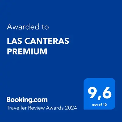 Certificado, premio, señal o documento que está expuesto en LAS CANTERAS PREMIUM