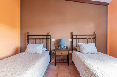 Cama o camas de una habitación en Villa Tijuana - Jacuzzi, Playa y Naturaleza en Gran Canaria