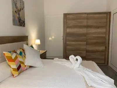 Cama o camas de una habitación en Alojamientos Agaete Pueblo N11