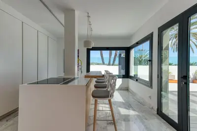 Zona de estar de Pasito Villas Deluxe