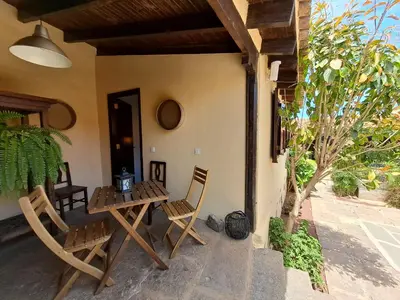 Un patio o zona al aire libre en RK Hacienda La ReKompensa