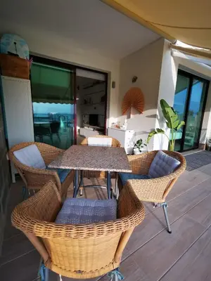 Zona de estar de Vista Marina Patalavaca