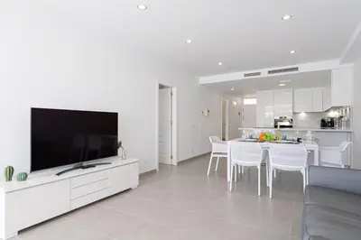 Una cocina o zona de cocina en BLUE SEA II - FRONT BEACH
