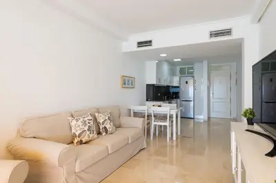Una televisión o centro de entretenimiento en BLUE SEA I