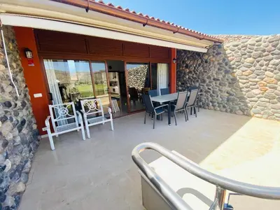 Un balcón o terraza de Duplex Bravo in Anfi Tauro Golf