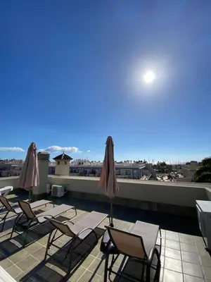 Un balcón o terraza de Arizona Apartment
