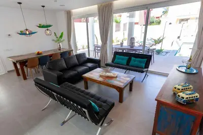Zona de estar de Villa Palm Breeze