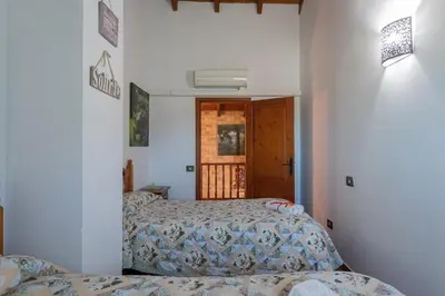 Cama o camas de una habitación en The Corner of Dreams - Pool - Parking - Rural