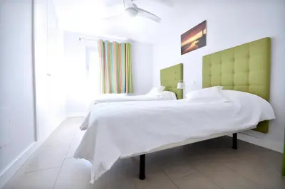 Cama o camas de una habitación en El Yate