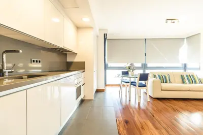 Una cocina o zona de cocina en Taliarte Lighthouse Shared Terrace