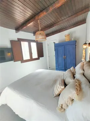 Cama o camas de una habitación en Villa Aura