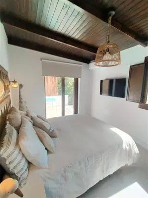 Cama o camas de una habitación en Villa Aura