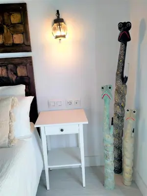 Cama o camas de una habitación en Villa Aura