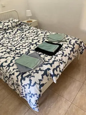 Cama o camas de una habitación en Yumbo Beach Apartment Perfect location free fast WIFI