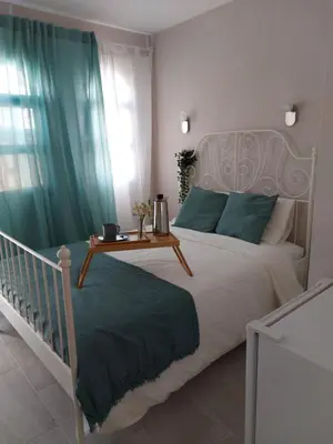 Cama o camas de una habitación en Bungalow Playmar Maspalomas