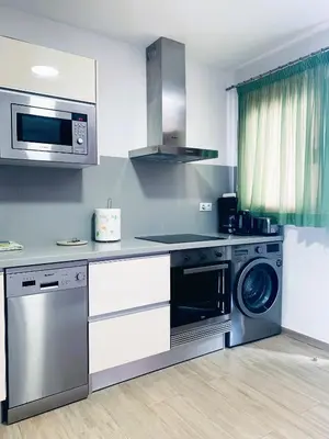 Una cocina o zona de cocina en Apartamento La Cueva, Artenara By Artenatur