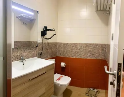 Un baño de Apartamento La Cueva, Artenara By Artenatur