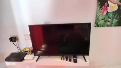 Una televisión o centro de entretenimiento en casAkash Maspalomas
