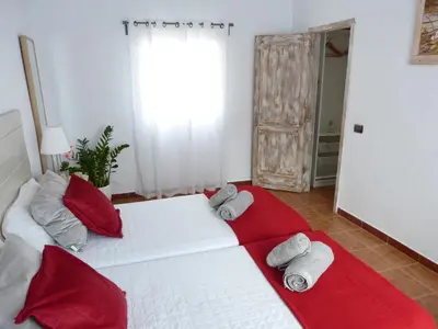 Cama o camas de una habitación en Villa Alto Arena piscina privada climatizada
