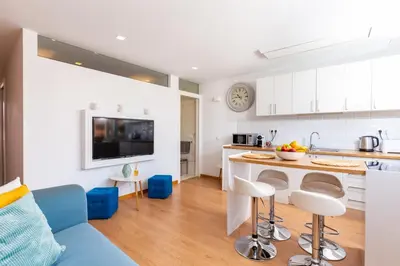 Una cocina o zona de cocina en Yumbo Teror Two Bedroom Apartment