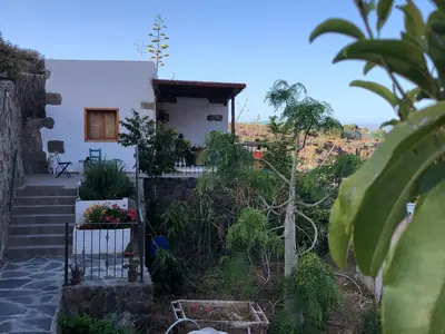 Jardín al aire libre en CASA DEL MAQUINISTA