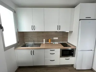 Una cocina o zona de cocina en Arguineguin Beach Lux Solarium Street