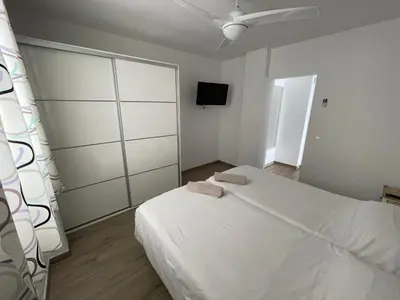 Cama o camas de una habitación en Arguineguin Beach Lux Solarium Street