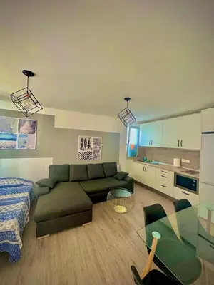 Zona de estar de Arguineguin Beach Lux Solarium Street