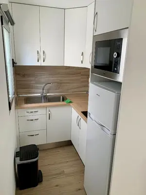 Una cocina o zona de cocina en Arguineguin Beach Lux Solarium Suit