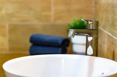 Un baño de Cherry Friendly Holiday Home
