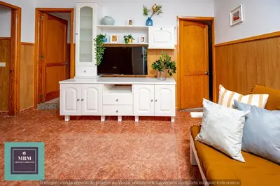 Una televisión o centro de entretenimiento en Casa Ignacita VV