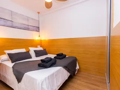 Cama o camas de una habitación en Swimsuit Friendly Holiday Home