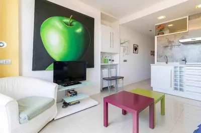 Una cocina o zona de cocina en Canteras Beach Apartment