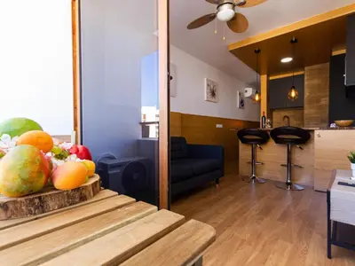 Zona de estar de Lighthouse Friendly Holiday Home