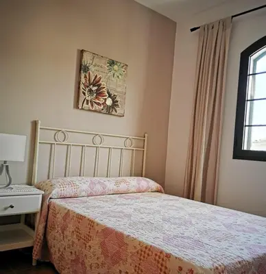 Cama o camas de una habitación en Cosy duplex in Agaete with WIFI