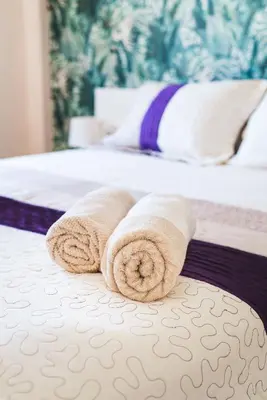 Cama o camas de una habitación en Home2Book Charming Apartment Playa del Inglés