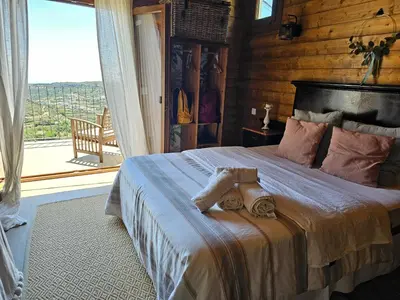 Cama o camas de una habitación en Ático FUENTE HERVERA